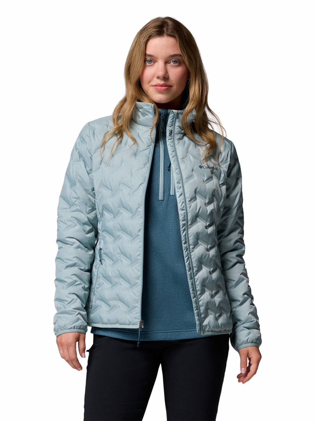 Parka Mujer Delta Ridge II Celeste Columbia