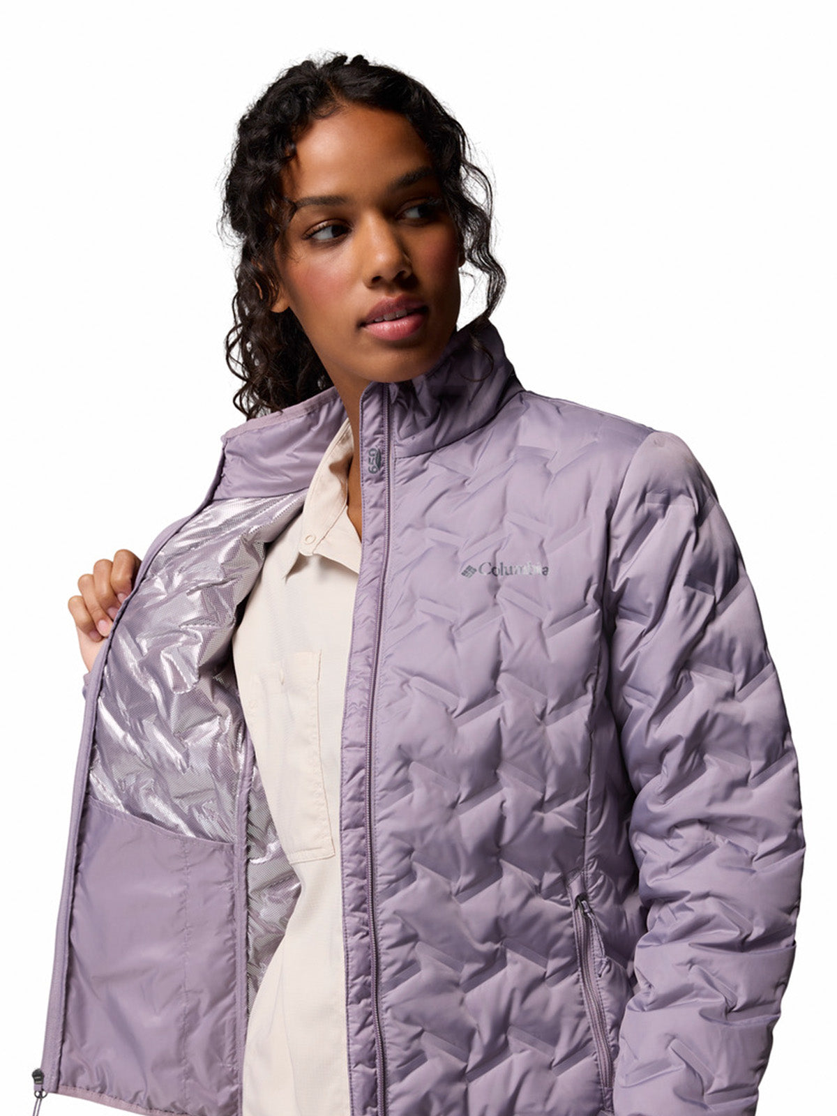Parka Mujer Delta Ridge II Down Morado Columbia