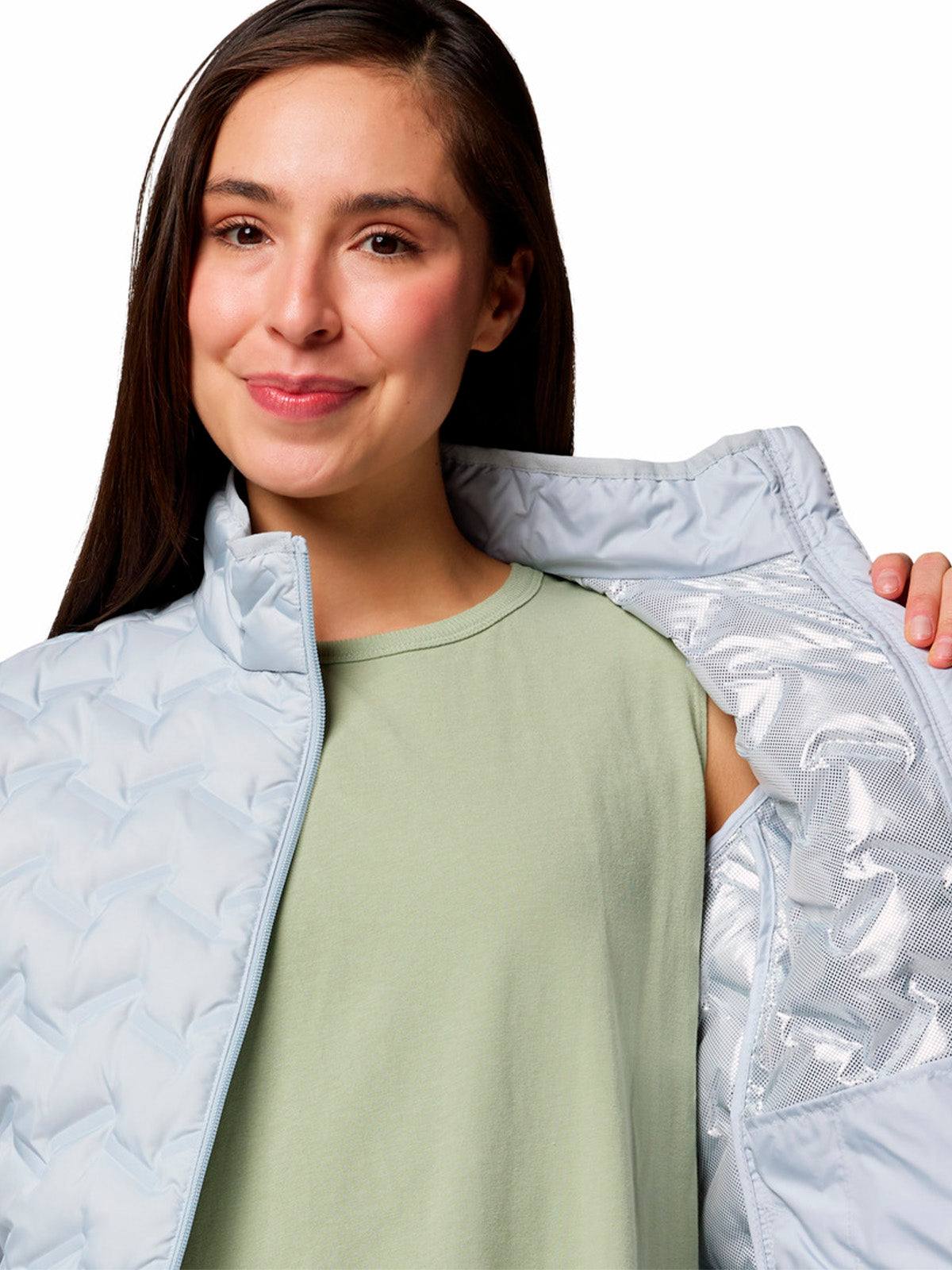 Parka Mujer Delta Ridge II Gris Columbia