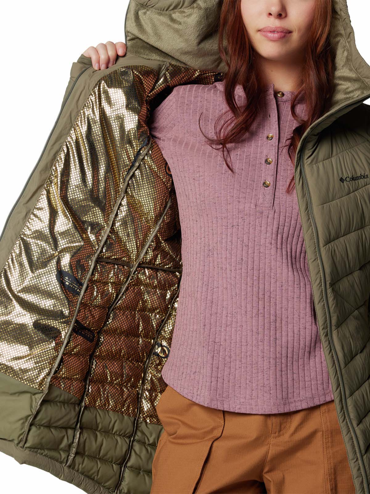 Parka Mujer Joy Peak II Mid Verde Columbia