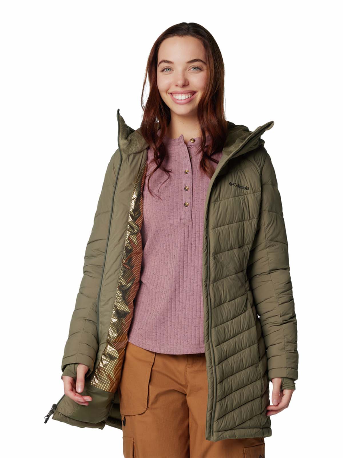 Parka Mujer Joy Peak II Mid Verde Columbia