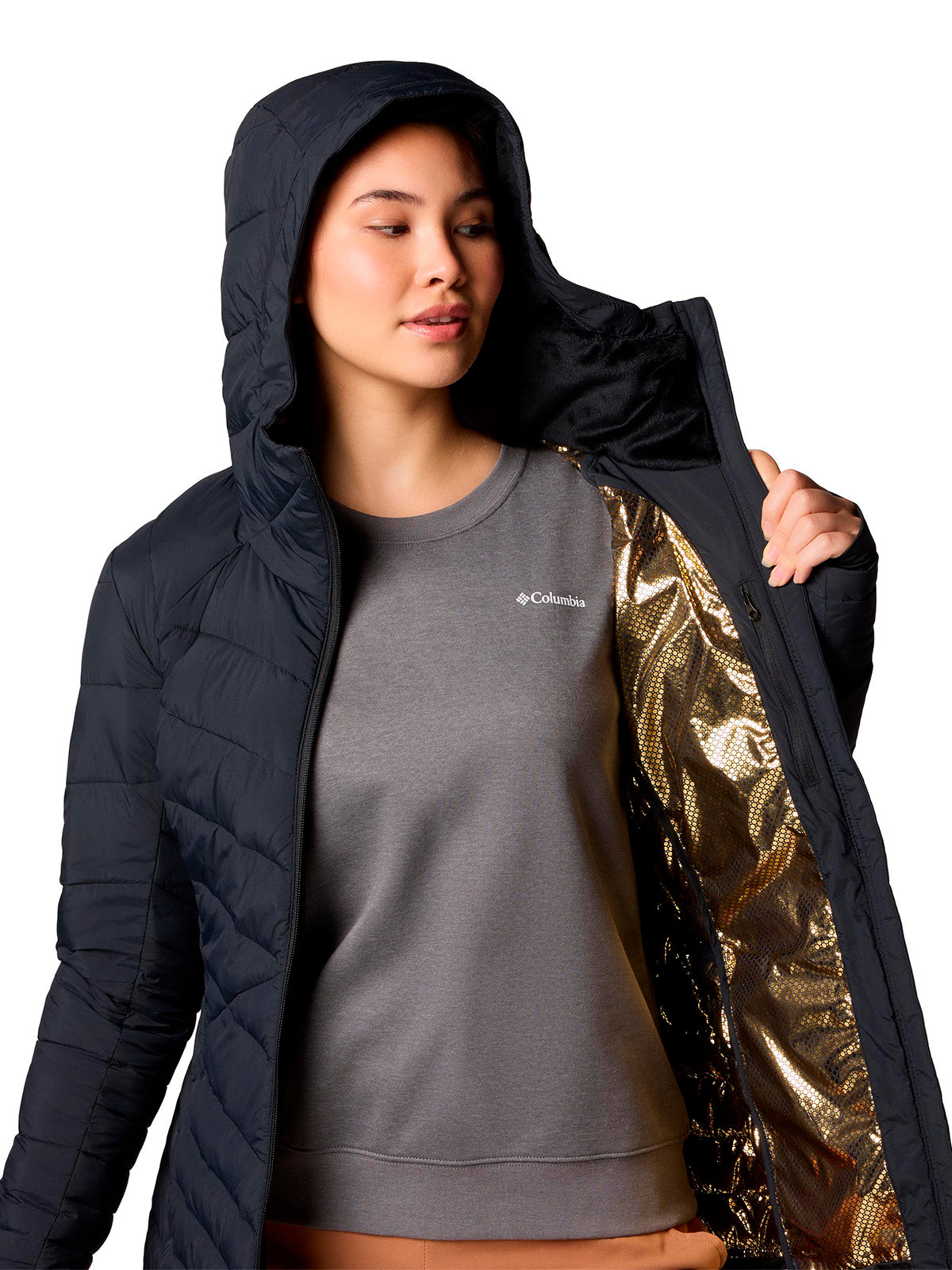 Parka Mujer Joy Peak II Mid Negro Columbia – Columbia Chile