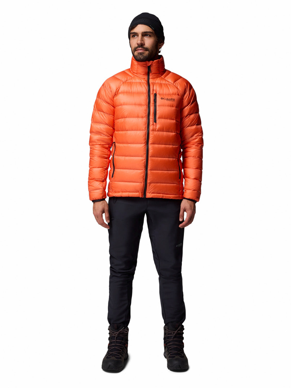 Parka Hombre Arctic Crest Down Naranjo Columbia