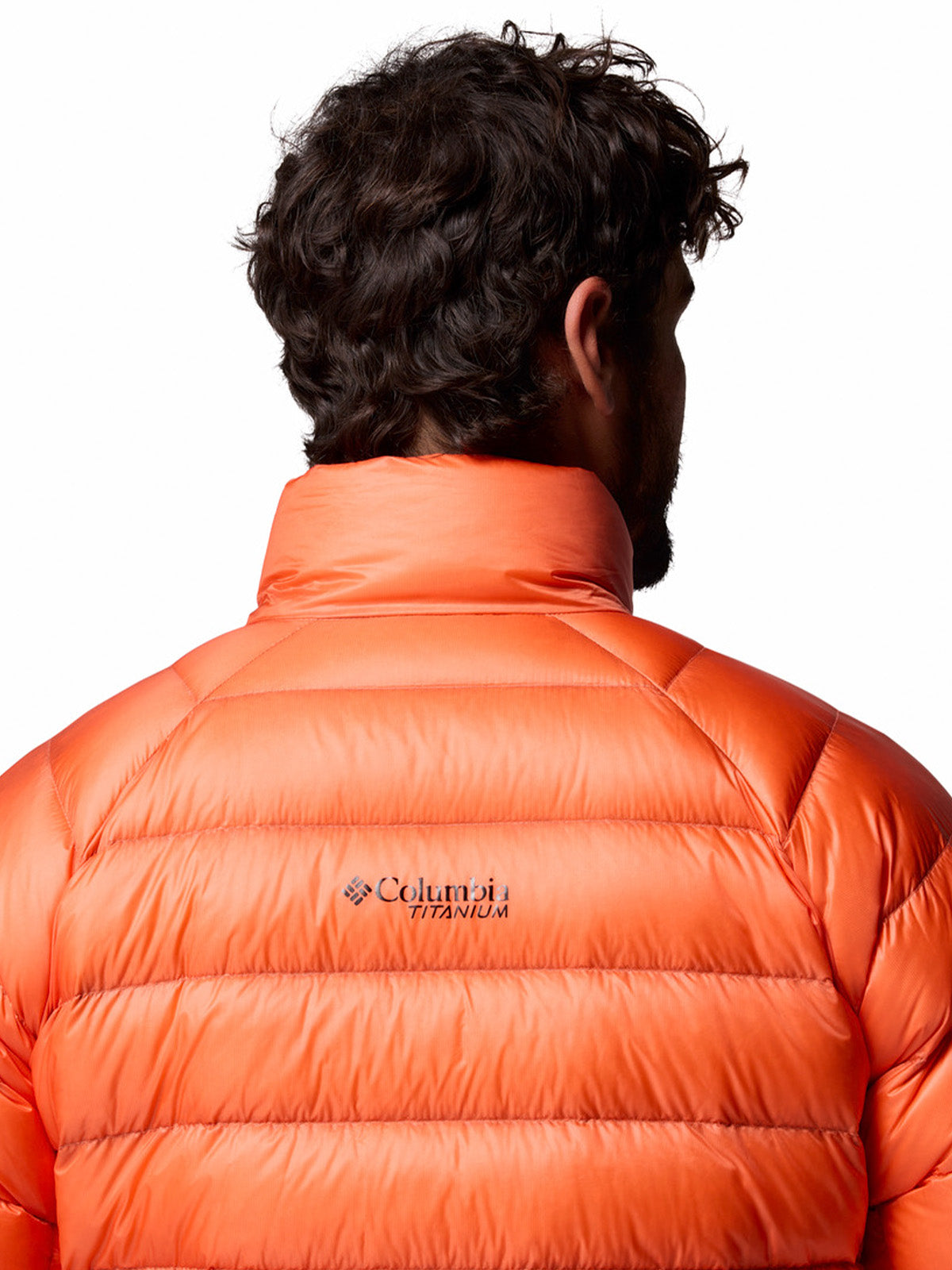 Parka Hombre Arctic Crest Down Naranjo Columbia