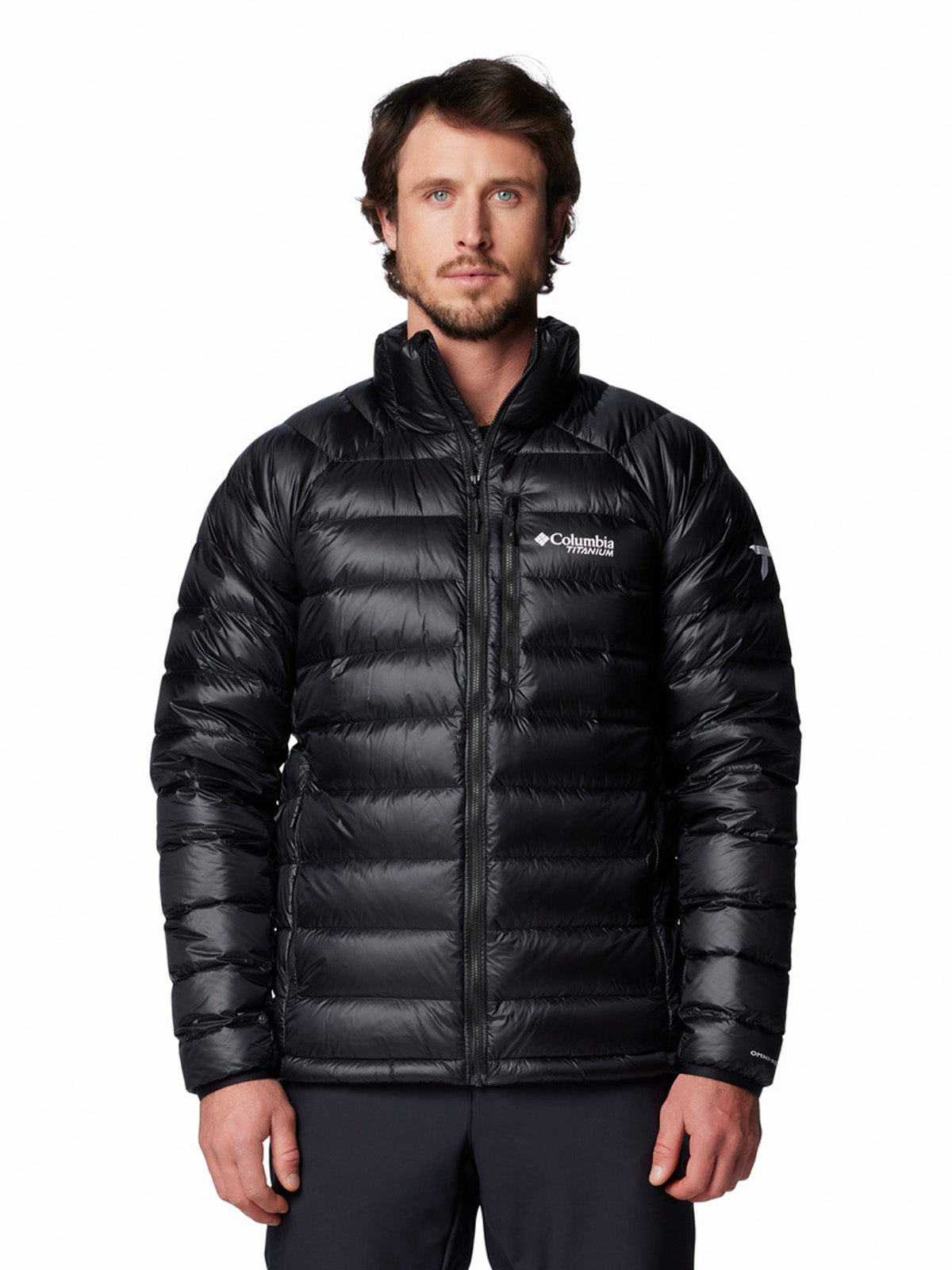 Parka Hombre Arctic Crest Down Negro Columbia