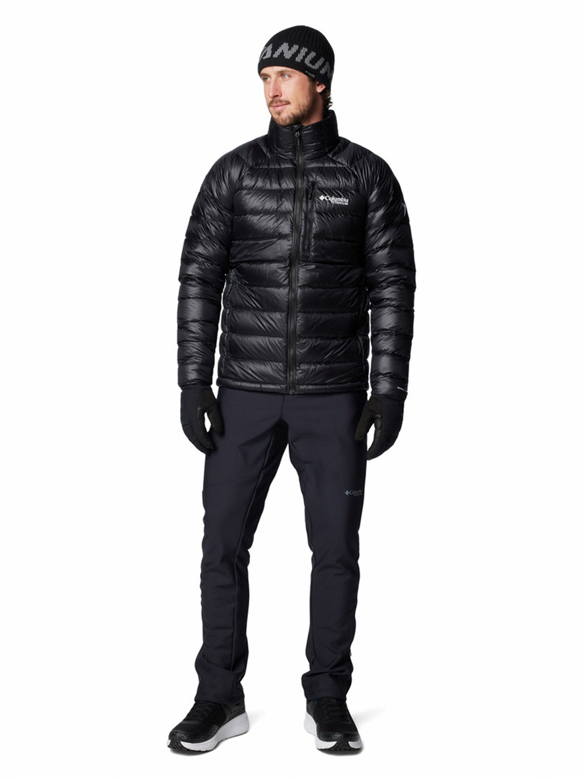 Parka Hombre Arctic Crest Down Negro Columbia