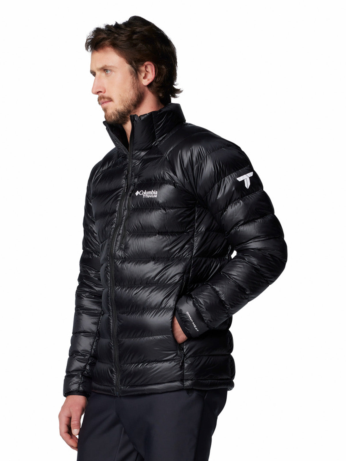 Parka Hombre Arctic Crest Down Negro Columbia