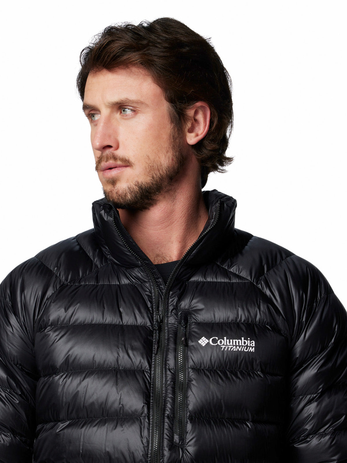 Parka Hombre Arctic Crest Down Negro Columbia