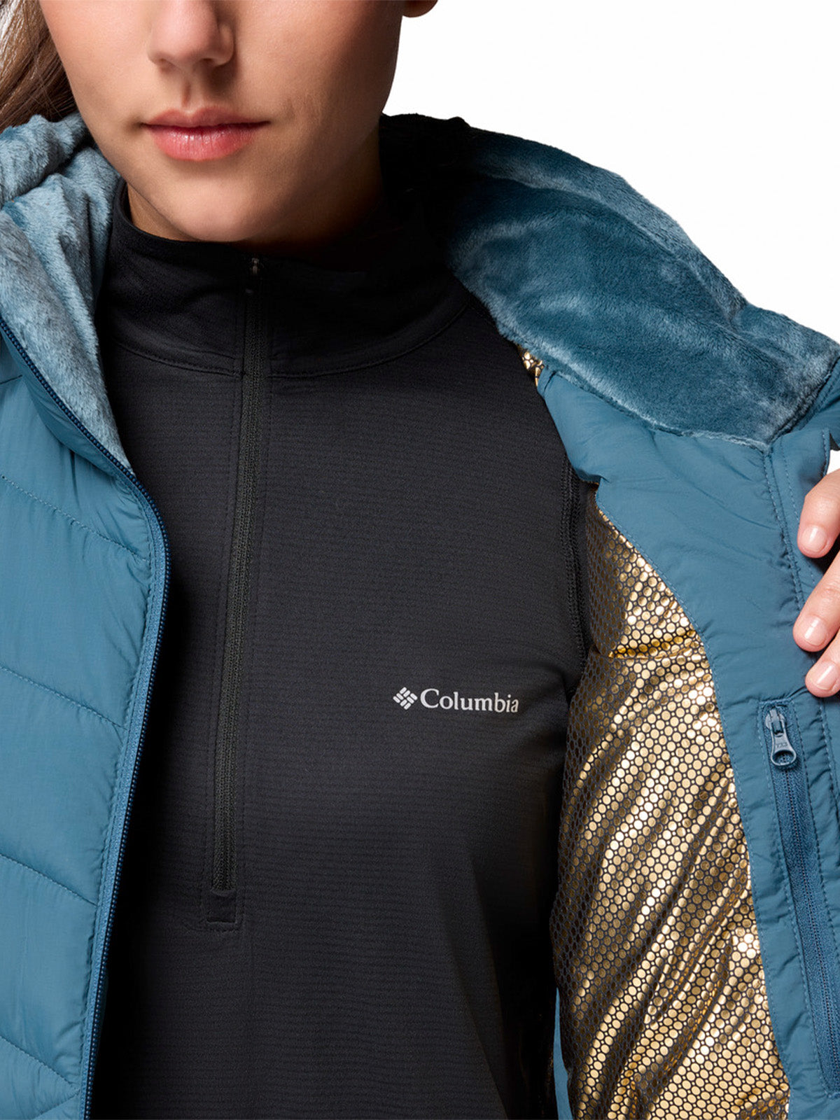 Parka Sin Mangas Mujer Joy Peak II Vest Azul Columbia
