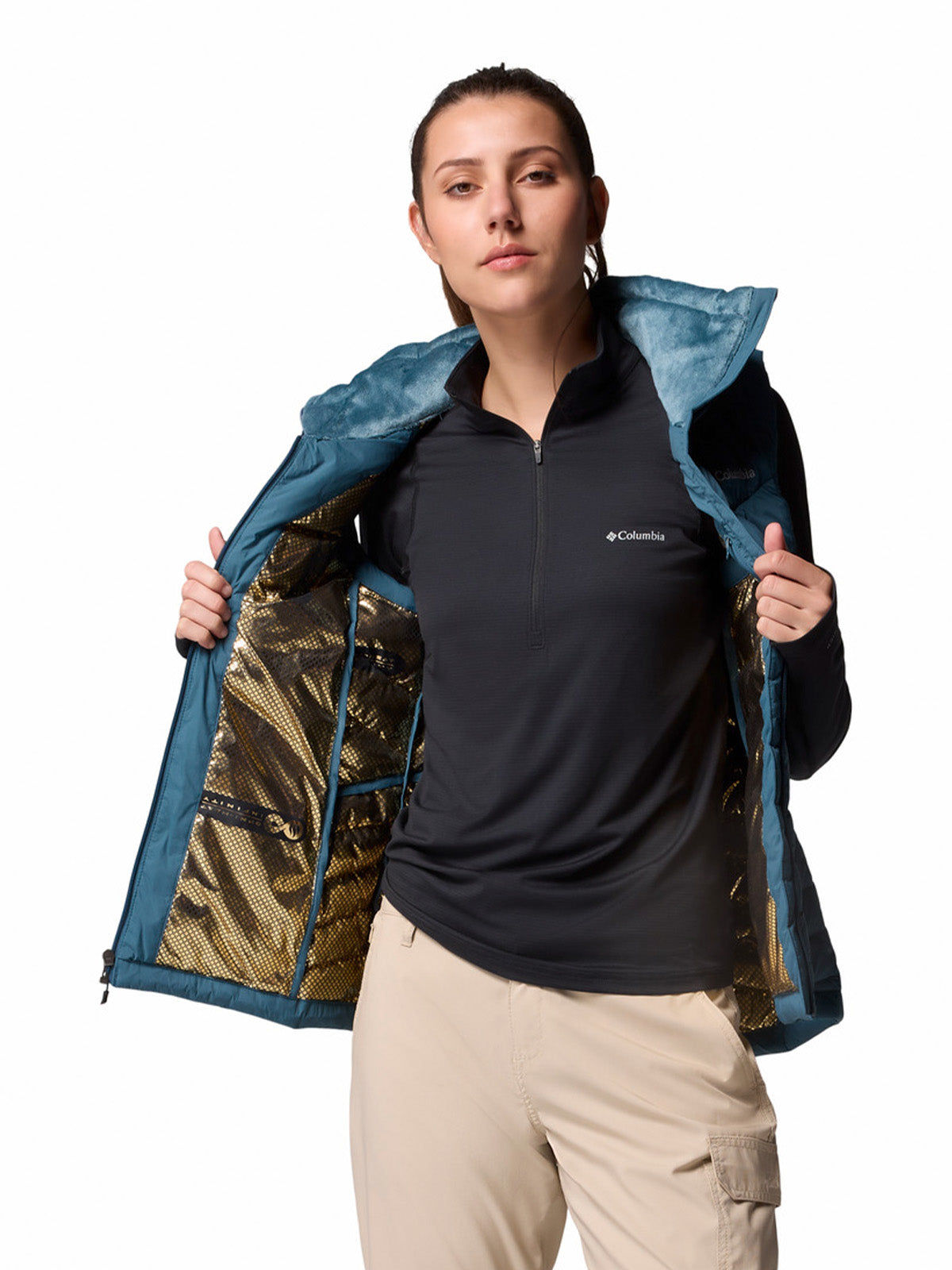 Parka Sin Mangas Mujer Joy Peak II Vest Azul Columbia – Columbia