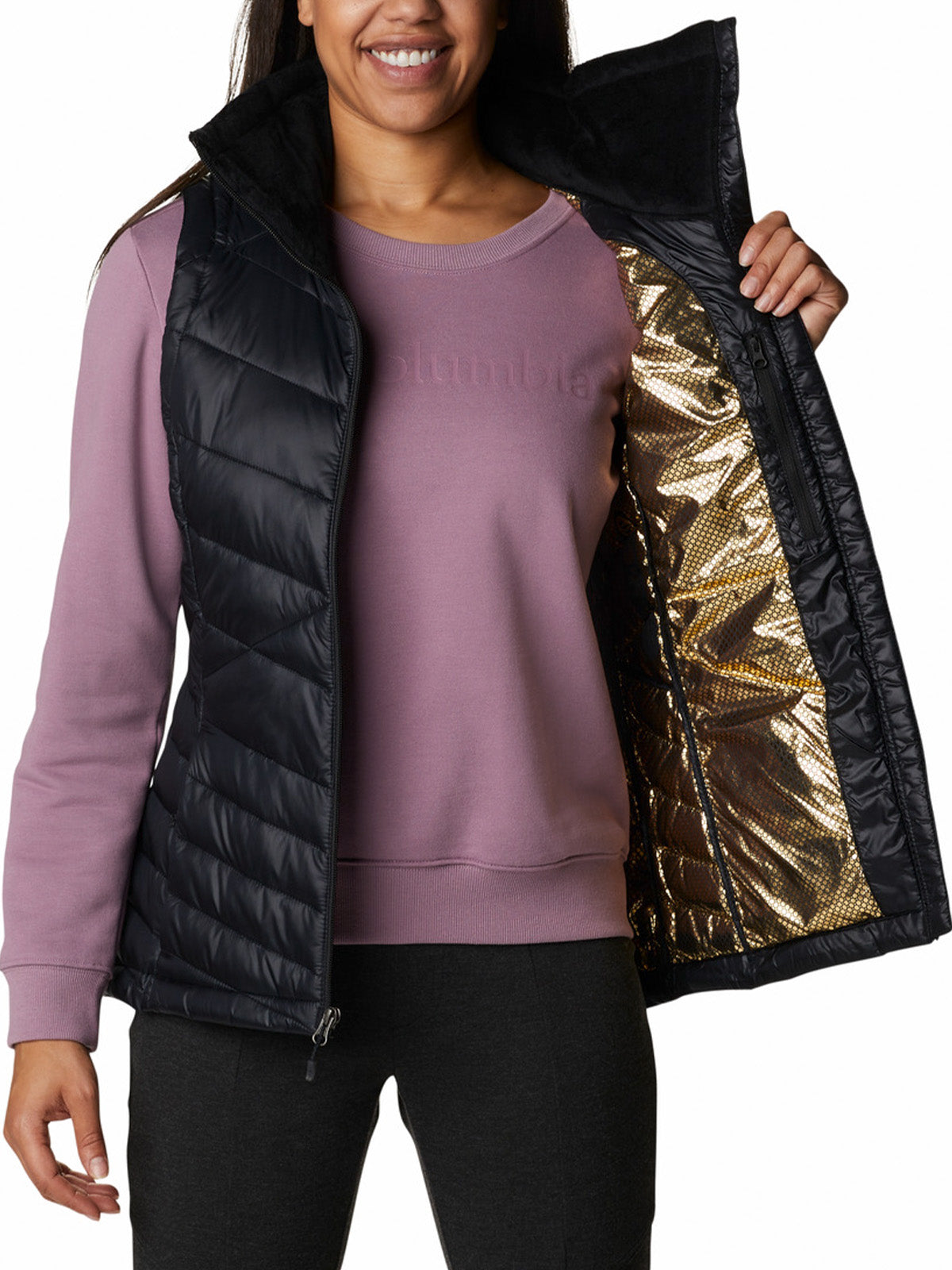 Parka Sin Mangas Mujer Joy Peak II Vest Negro Columbia