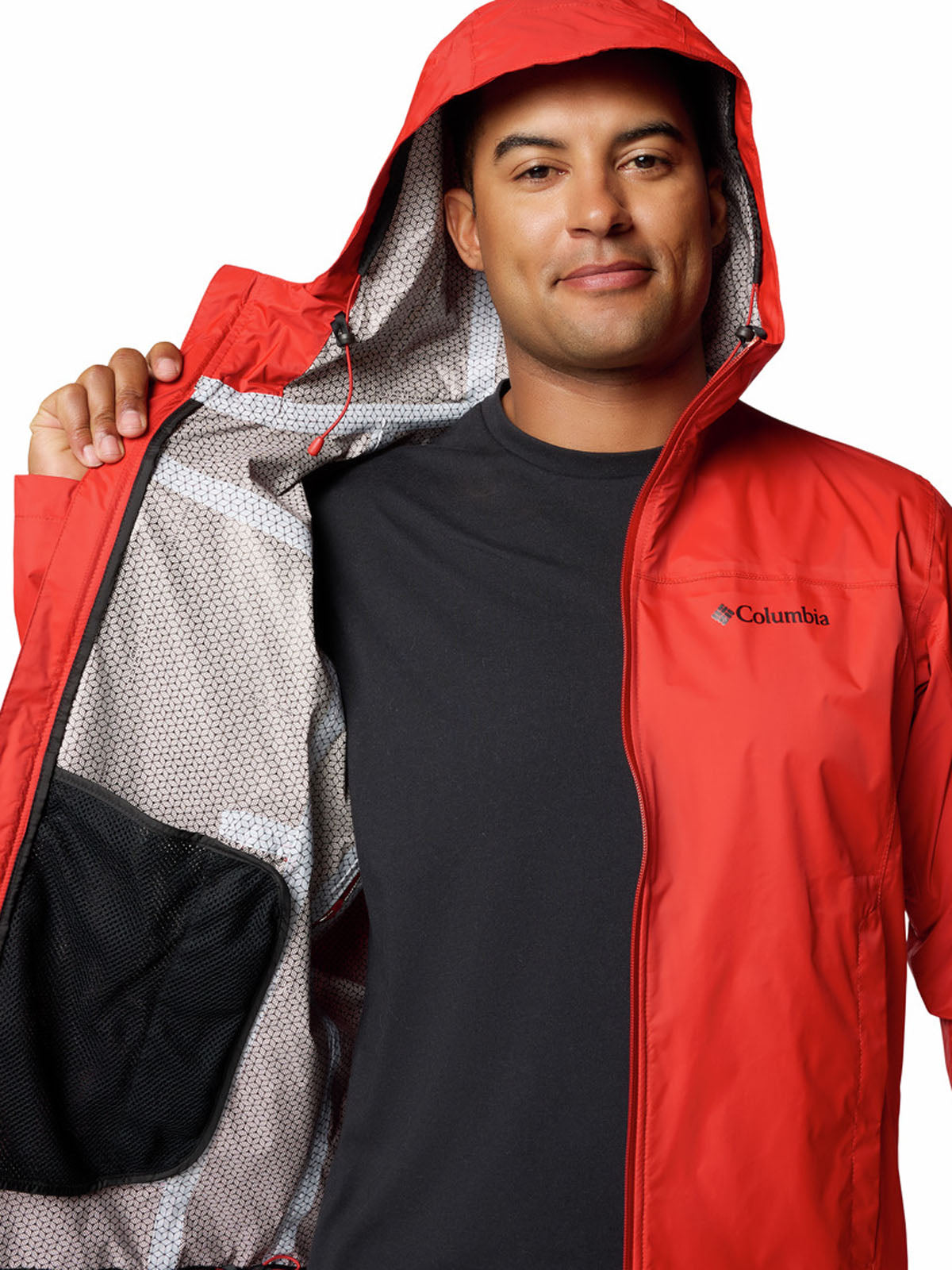 Cortaviento Hombre Evapouration II Rojo Columbia