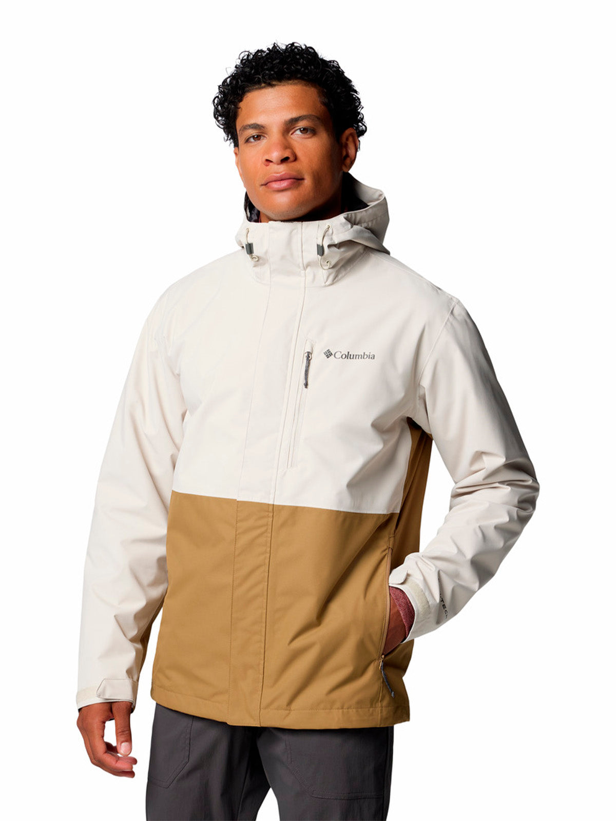 Parka Impermeable Hombre Hikebound II Beige Columbia