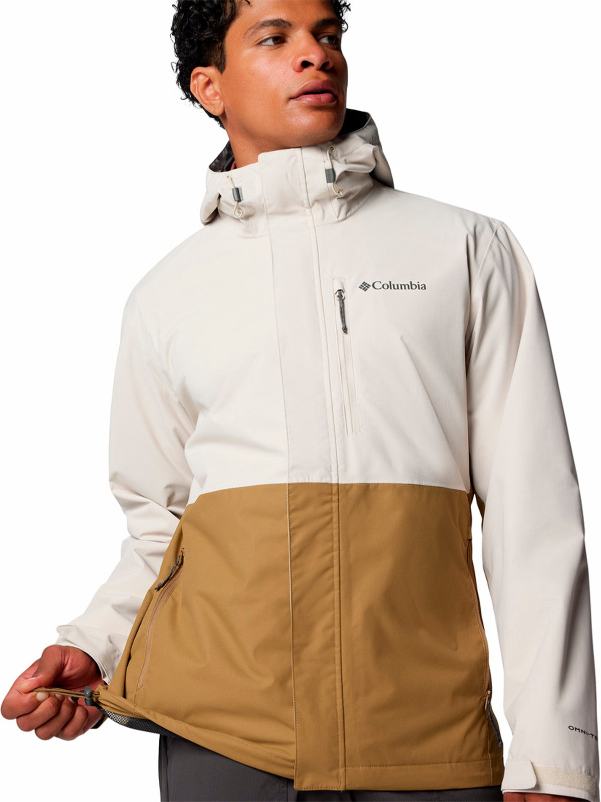 Parka Impermeable Hombre Hikebound II Beige Columbia