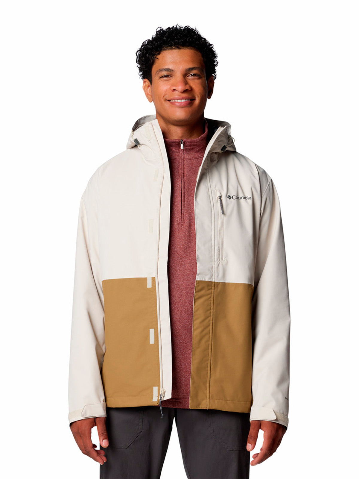 Parka Impermeable Hombre Hikebound II Beige Columbia
