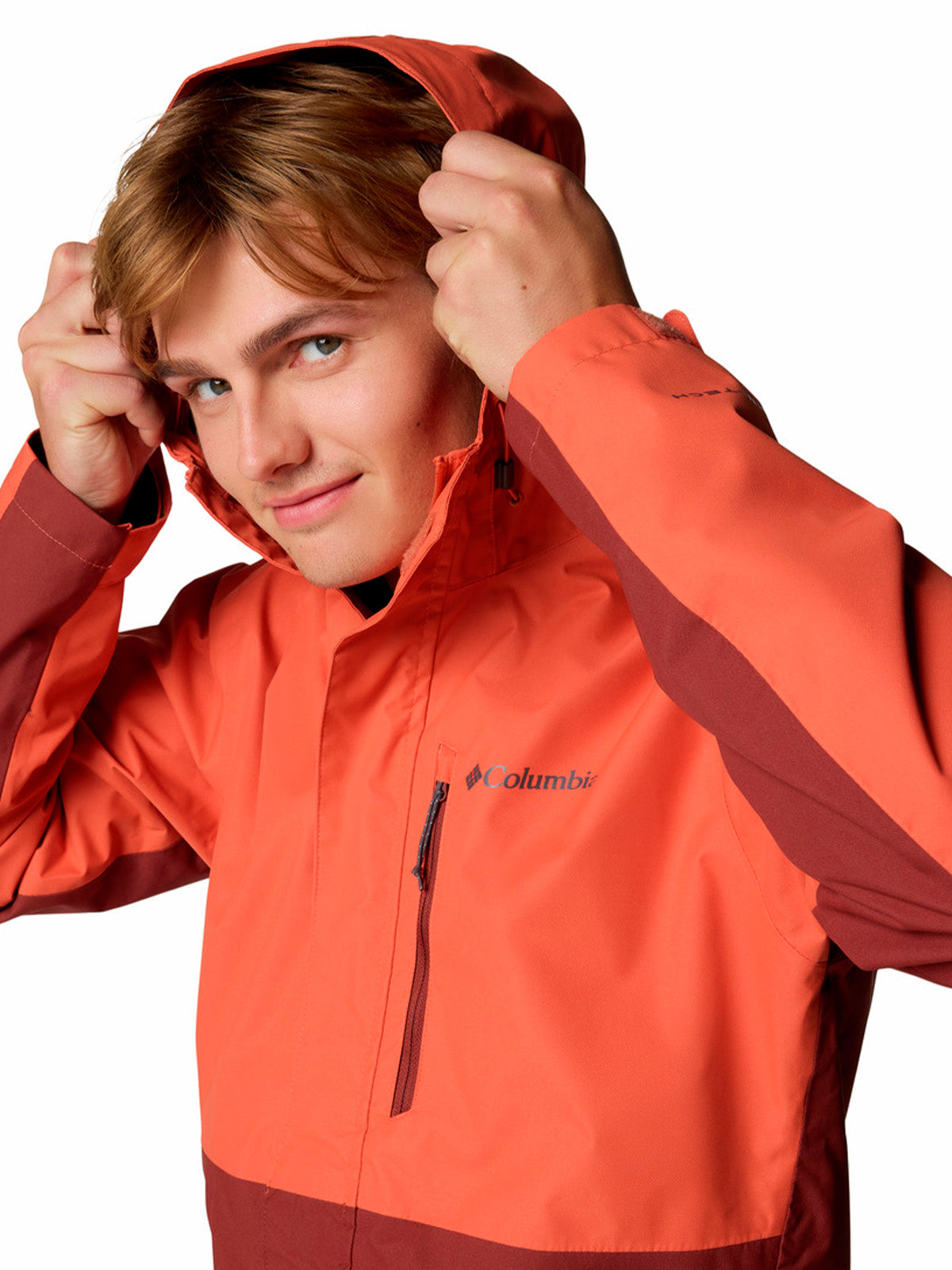 Cortaviento Hombre Hikebound II Rojo Columbia