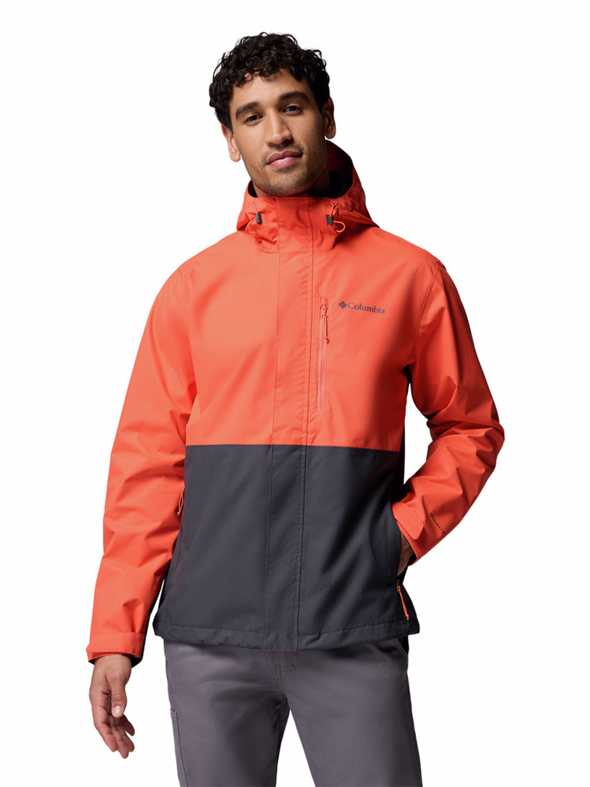 Cortaviento Hombre Hikebound II Naranjo Columbia