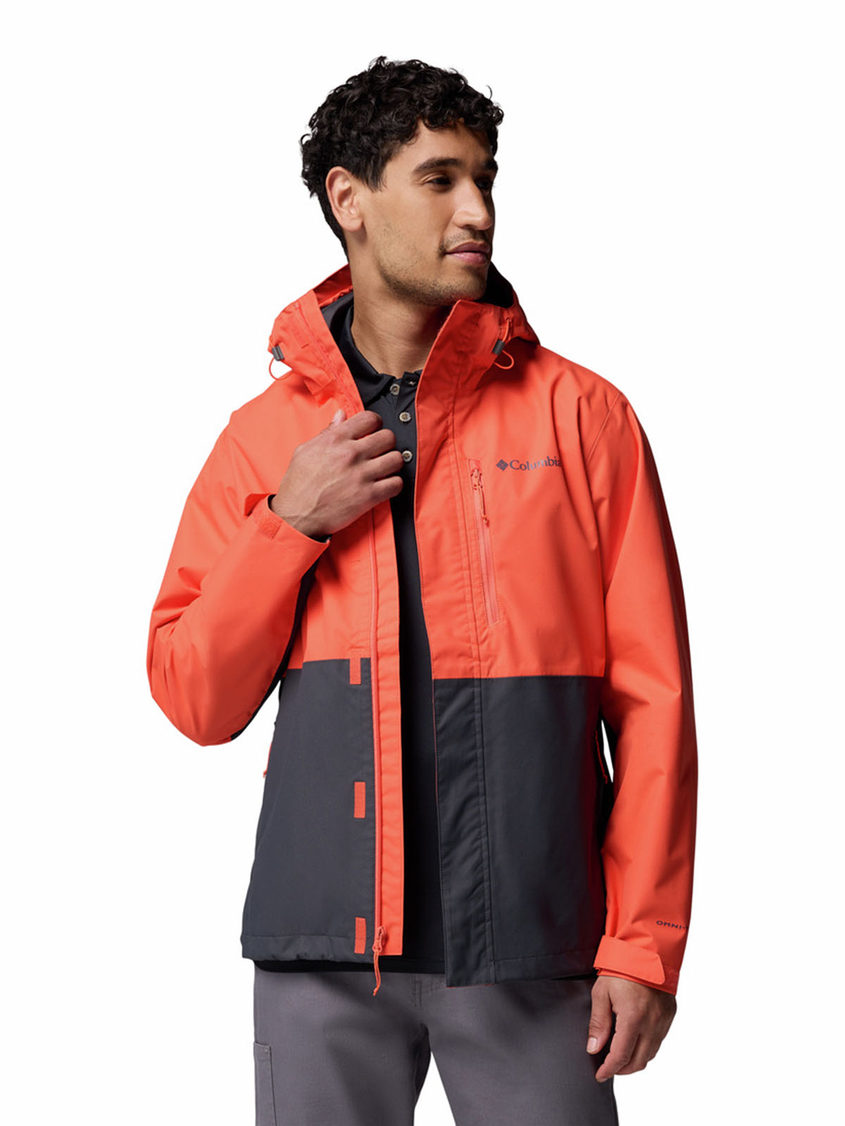 Cortaviento Hombre Hikebound II Naranjo Columbia