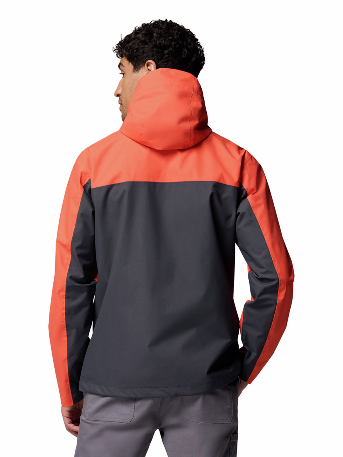 Cortaviento Hombre Hikebound II Naranjo Columbia