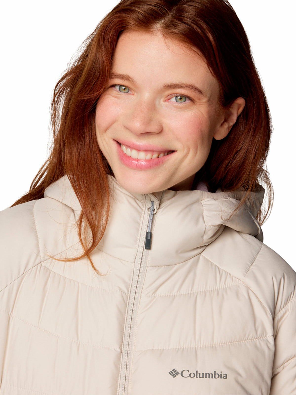 Parka Mujer Powder Lite II Mid Gris Columbia