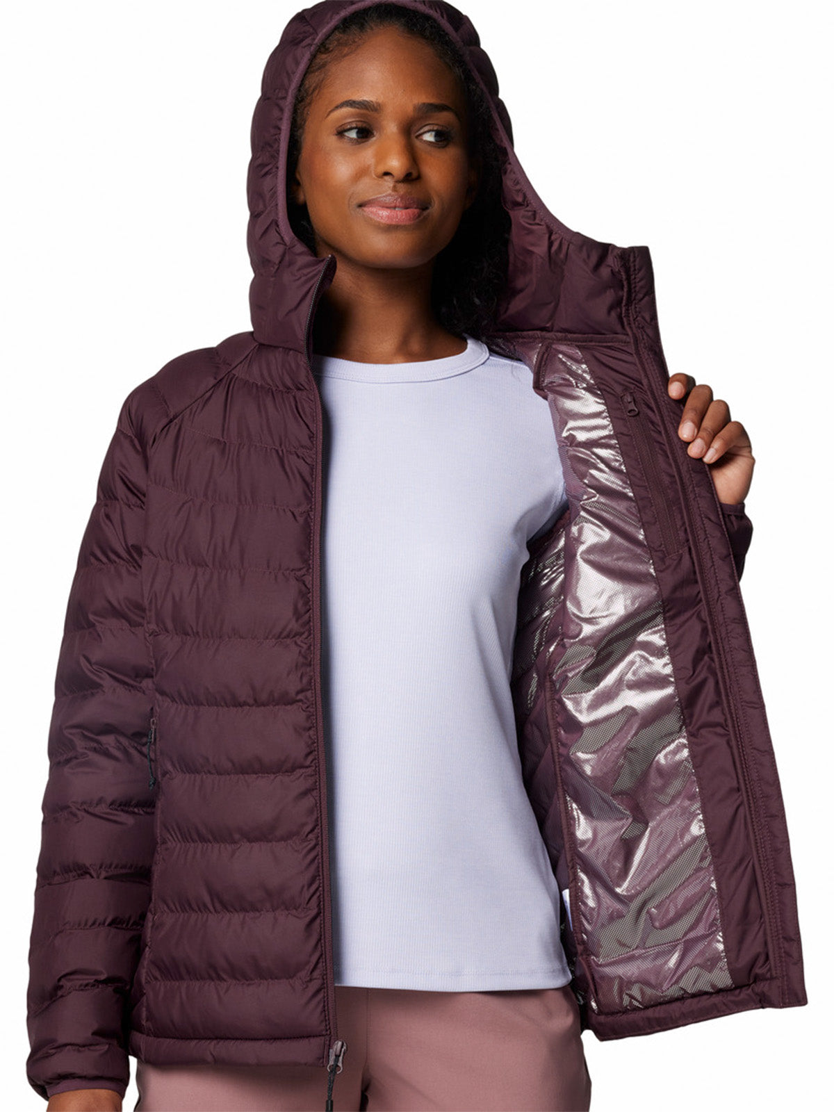 Parka Mujer Powder Lite II Morado Columbia