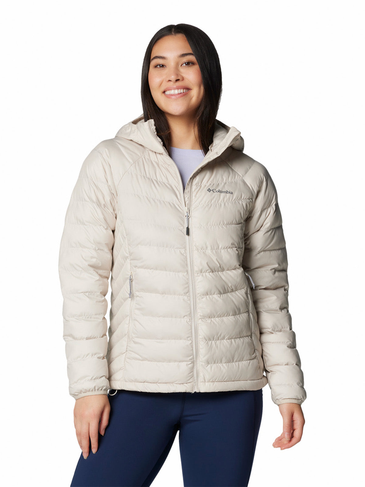 Parka Mujer Powder Lite II Gris Columbia
