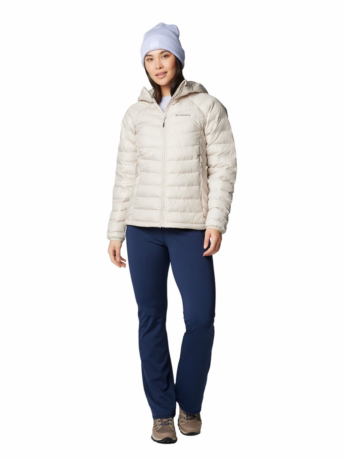 Parka Mujer Powder Lite II Gris Columbia