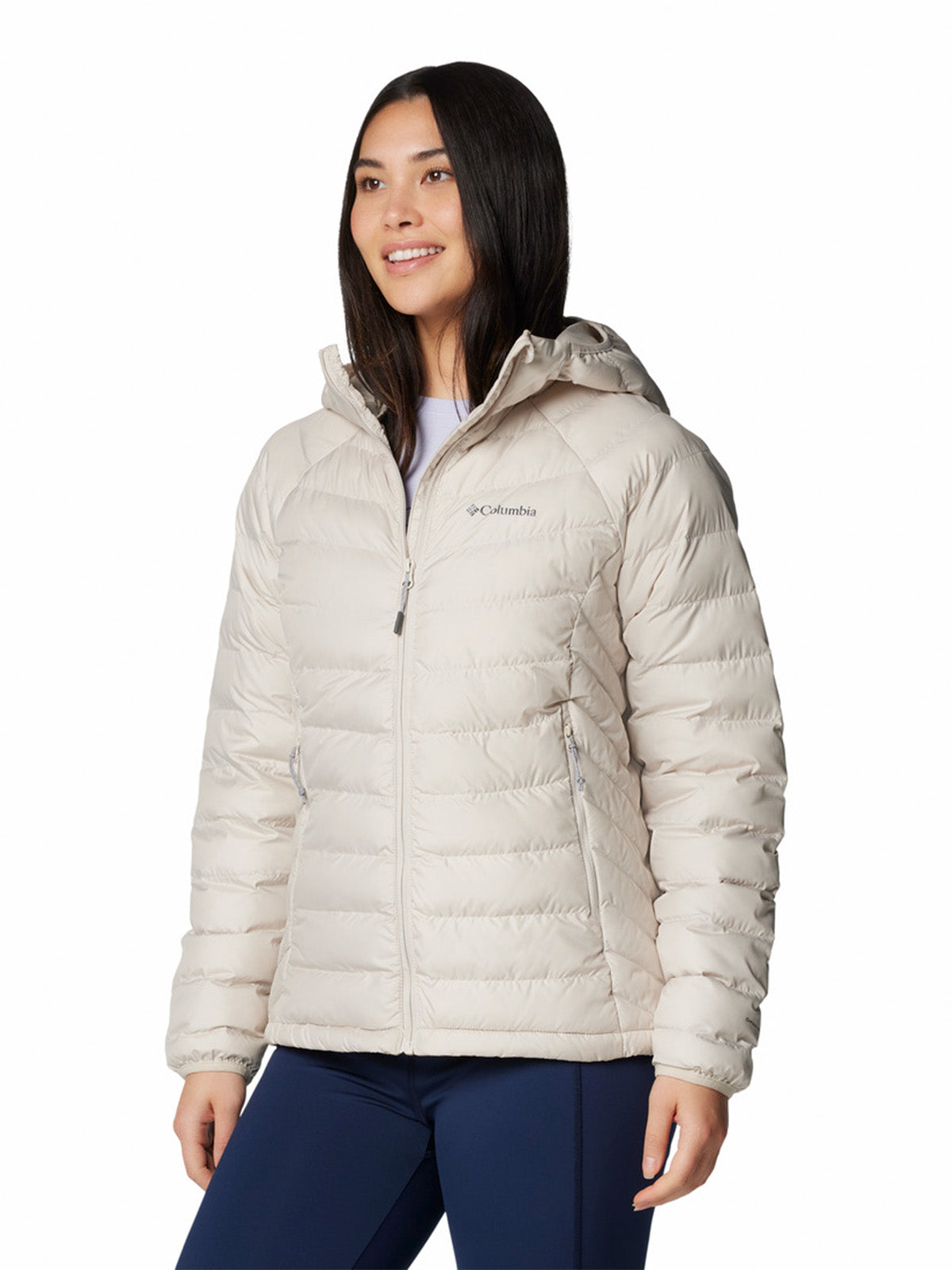 Parka Mujer Powder Lite II Gris Columbia
