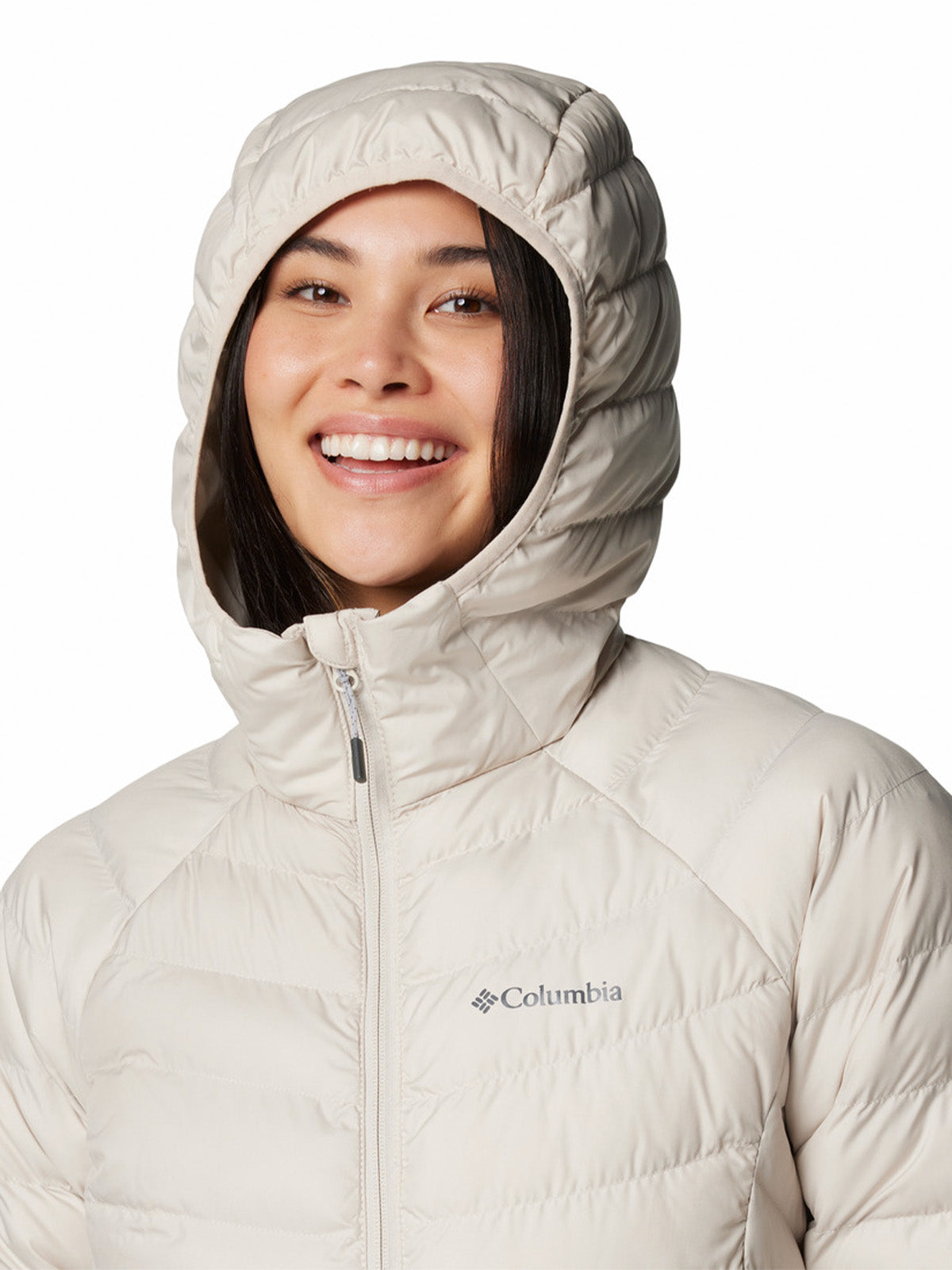 Parka Mujer Powder Lite II Gris Columbia