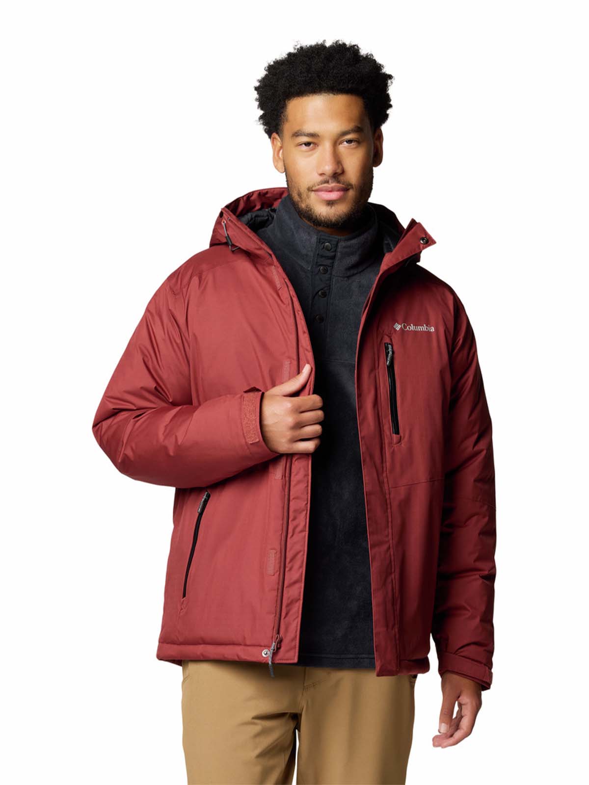 Parka Hombre Oak Harbor II Rojo Columbia