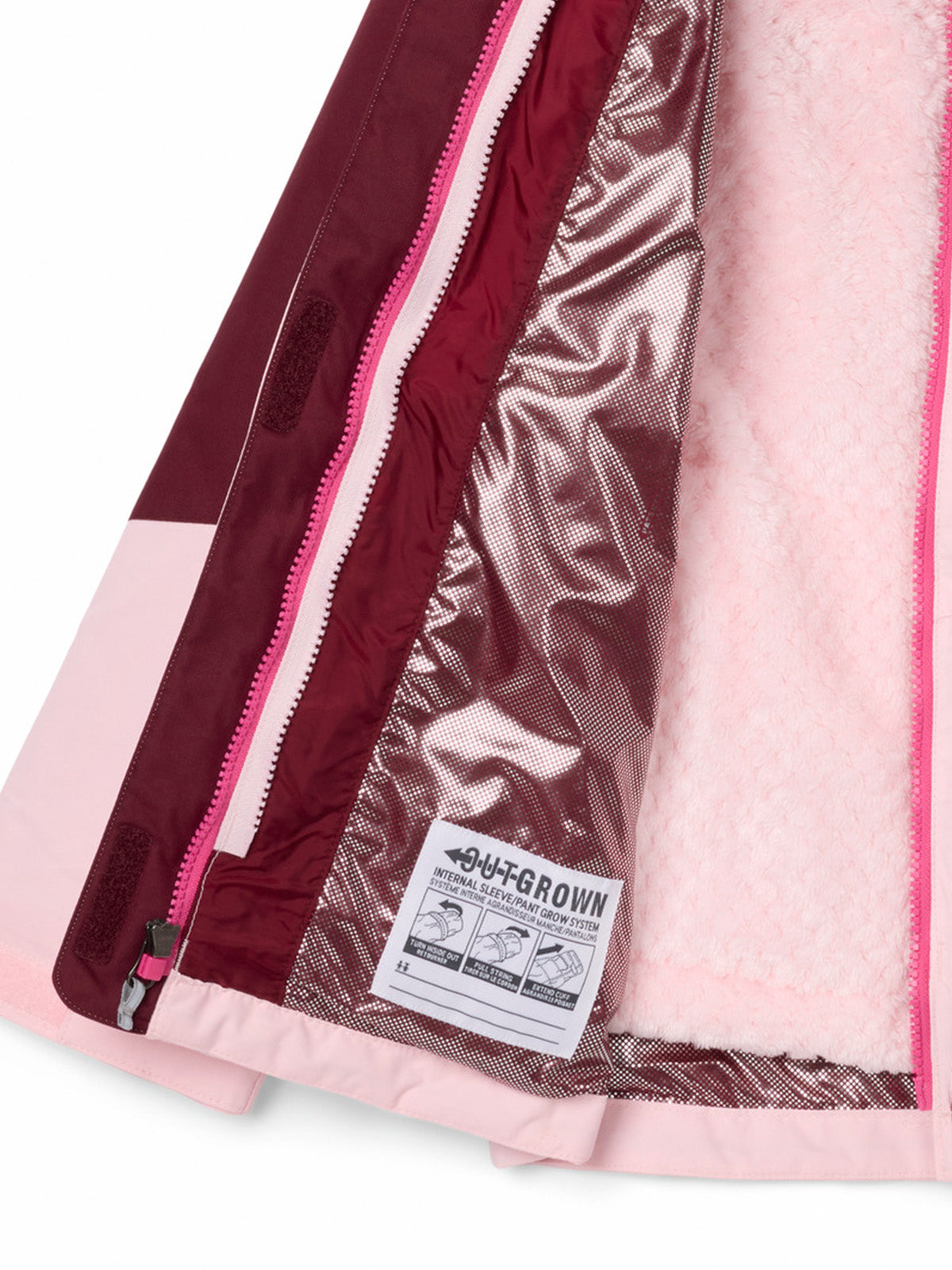 Parka Niña Bugaboo III Fleece Interchange Rosado Columbia