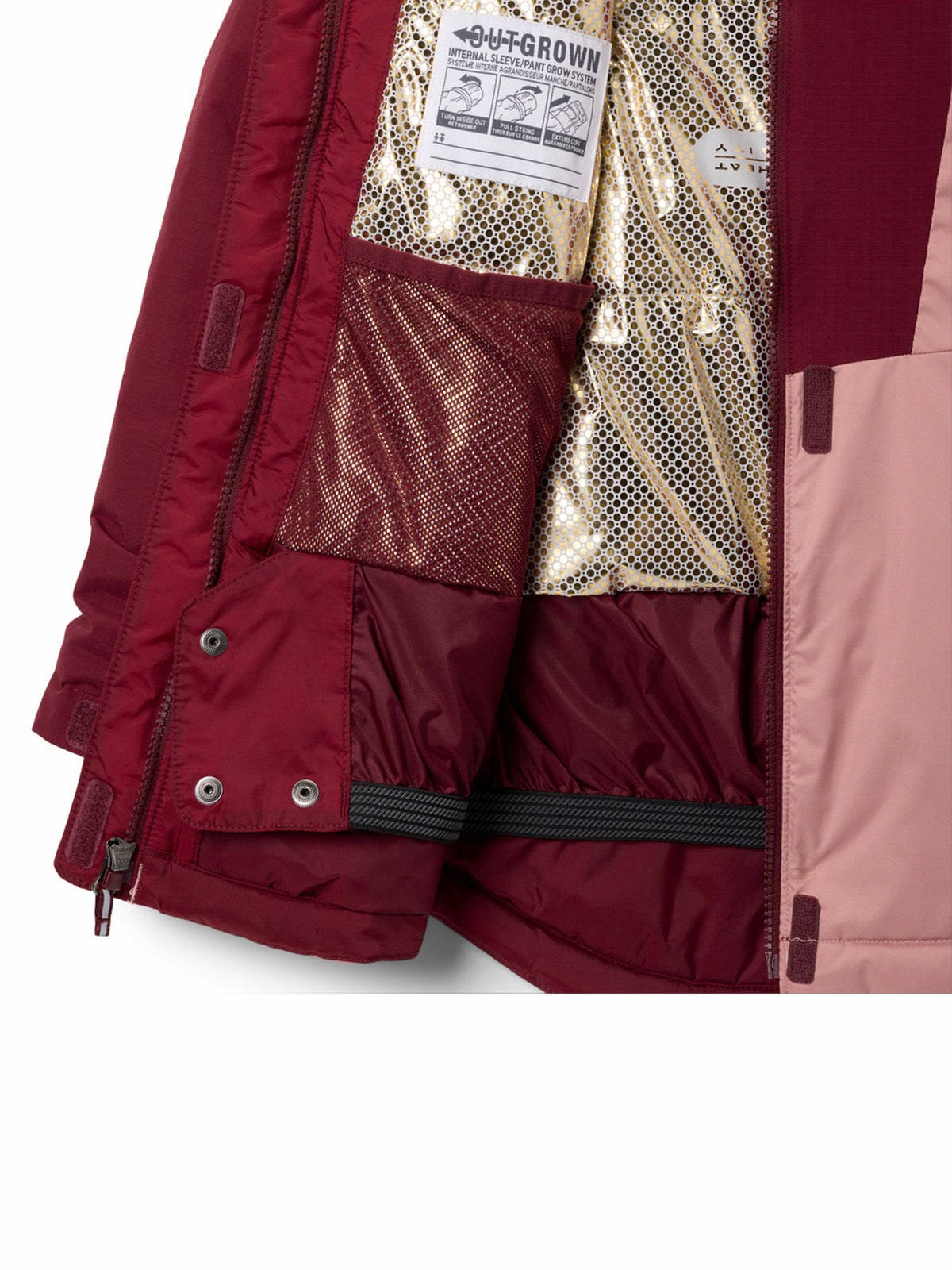 Parka Niña Mighty Mogul III Rosado Eraser Pink Columbia