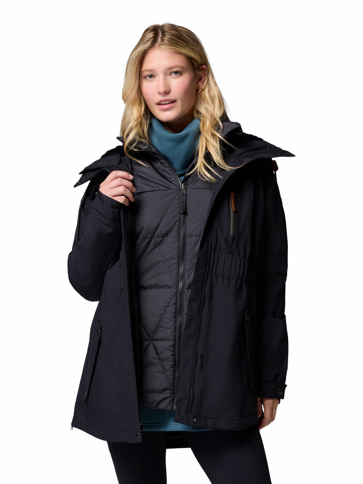 Parka Mujer Payton Pass II Interchange Negro Columbia
