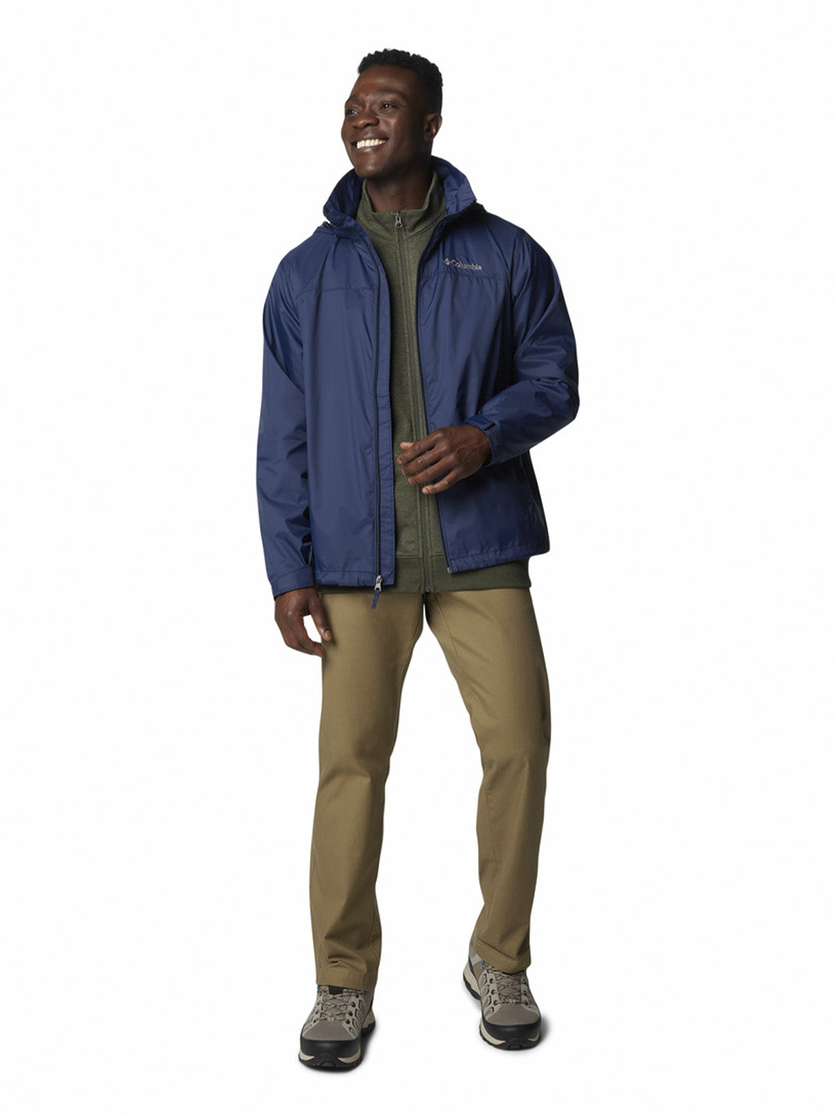 Cortaviento Hombre Glennaker Lake Azul Collegiate Nav Columbia