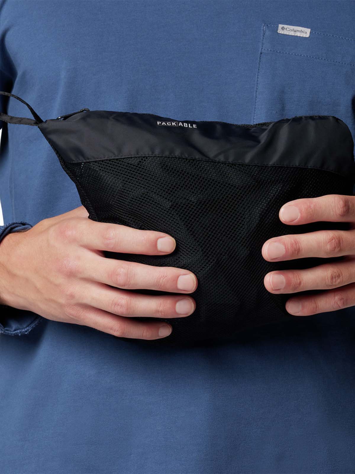 Cortaviento Hombre Glennaker Lake Negro Columbia