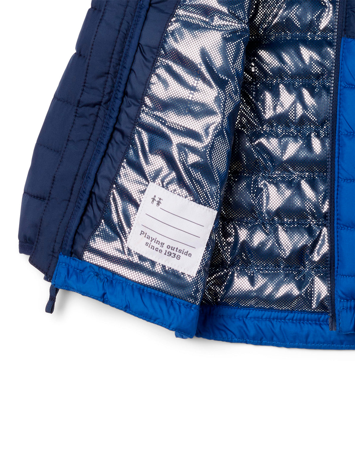 Parka Niño Powder Lite Hooded Azul Columbia