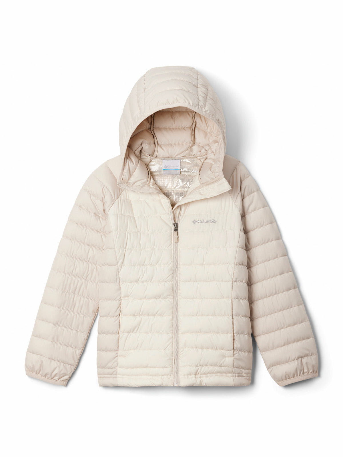 Parka Niña Powder Lite II Hood Blanco Columbia