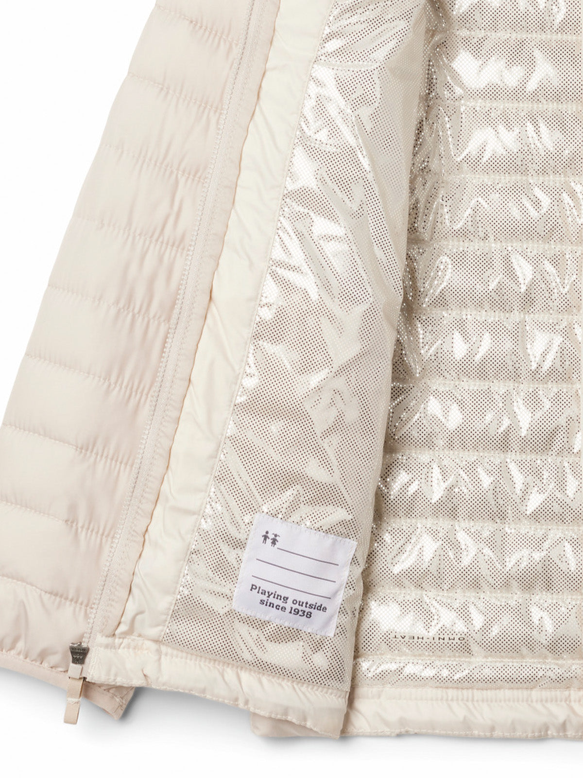 Parka Niña Powder Lite II Hood Blanco Columbia