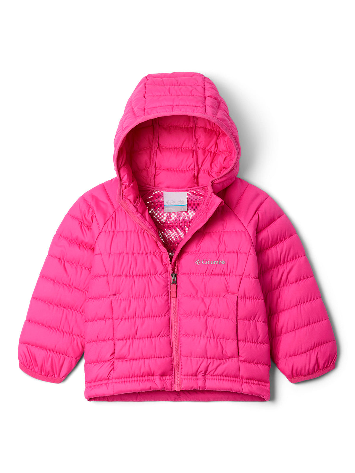 Parka Niña Powder Lite II Hoode Rosado Columbia