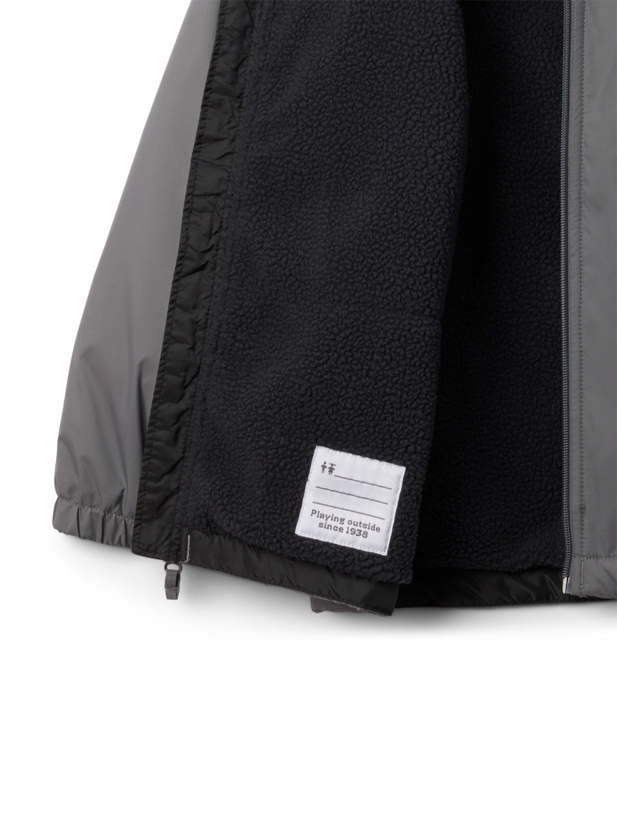 Chaqueta Impermeable Niño Glennaker II Sherpa Gris Columbia