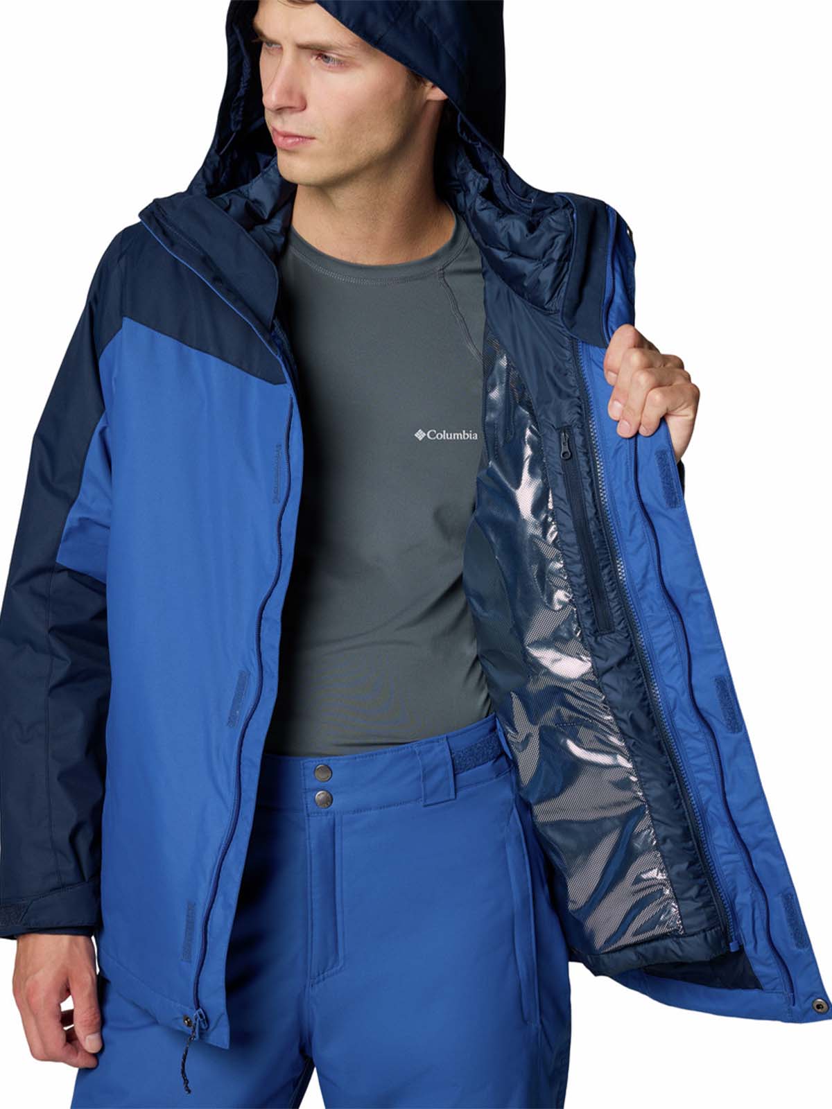 Parka Hombre Whirlibird V Ski Azul Columbia