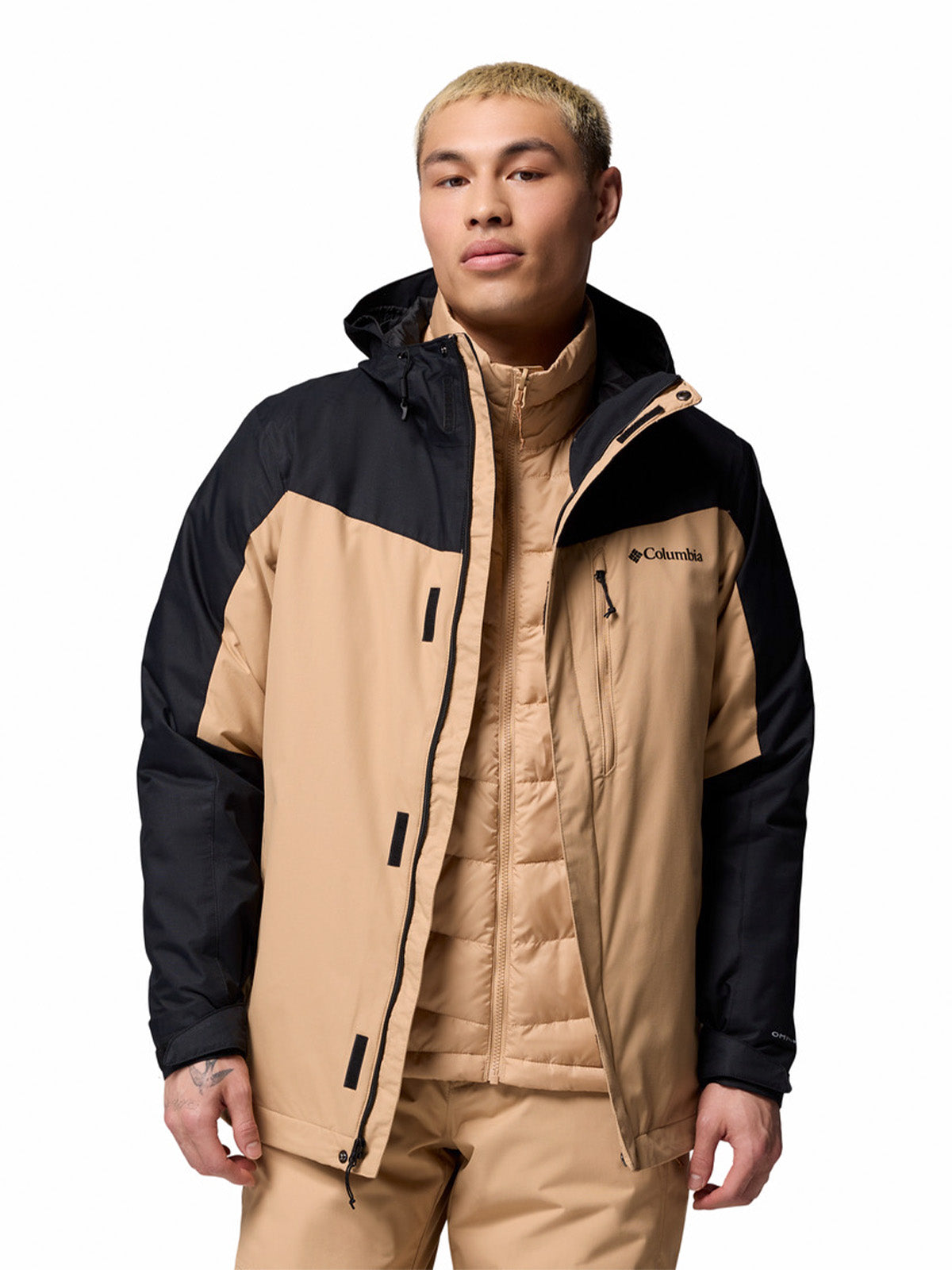 Parka Hombre Whirlibird V Interchange Beige/Crudo Columbia