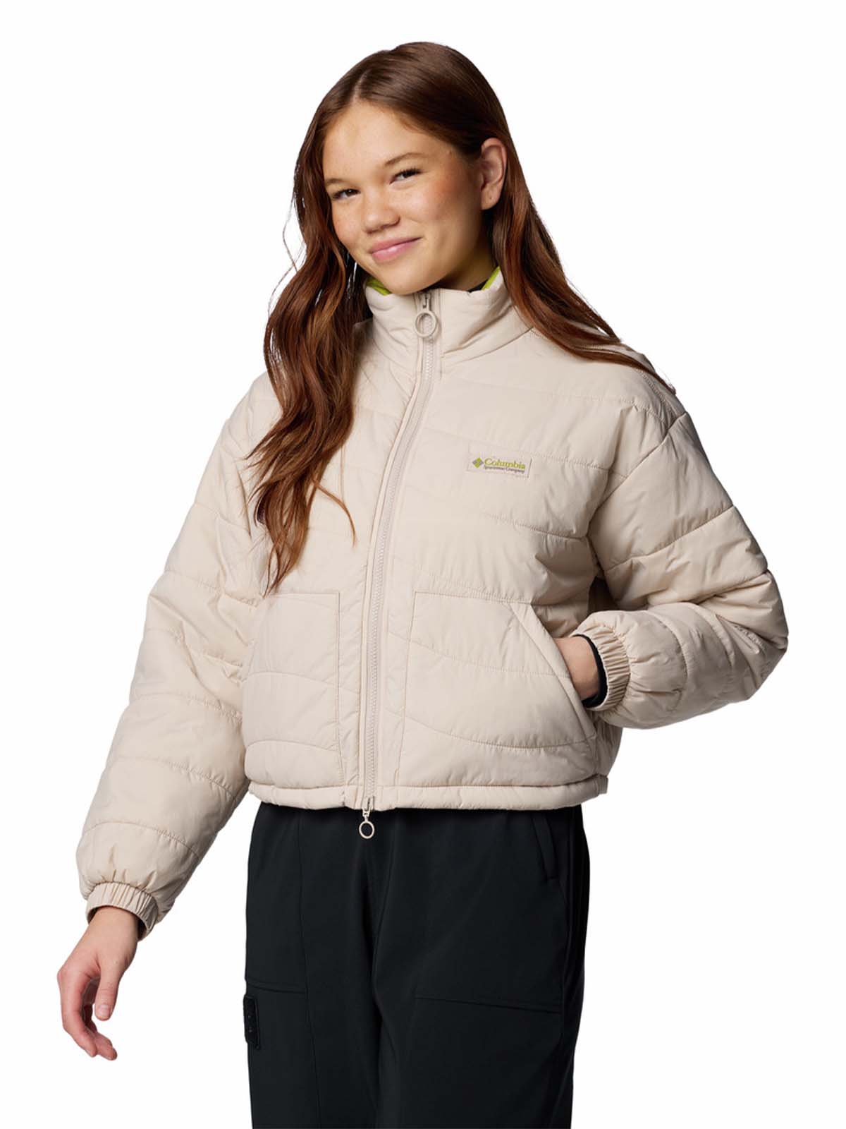 Parka Mujer Wallowa Cropp Gris Columbia