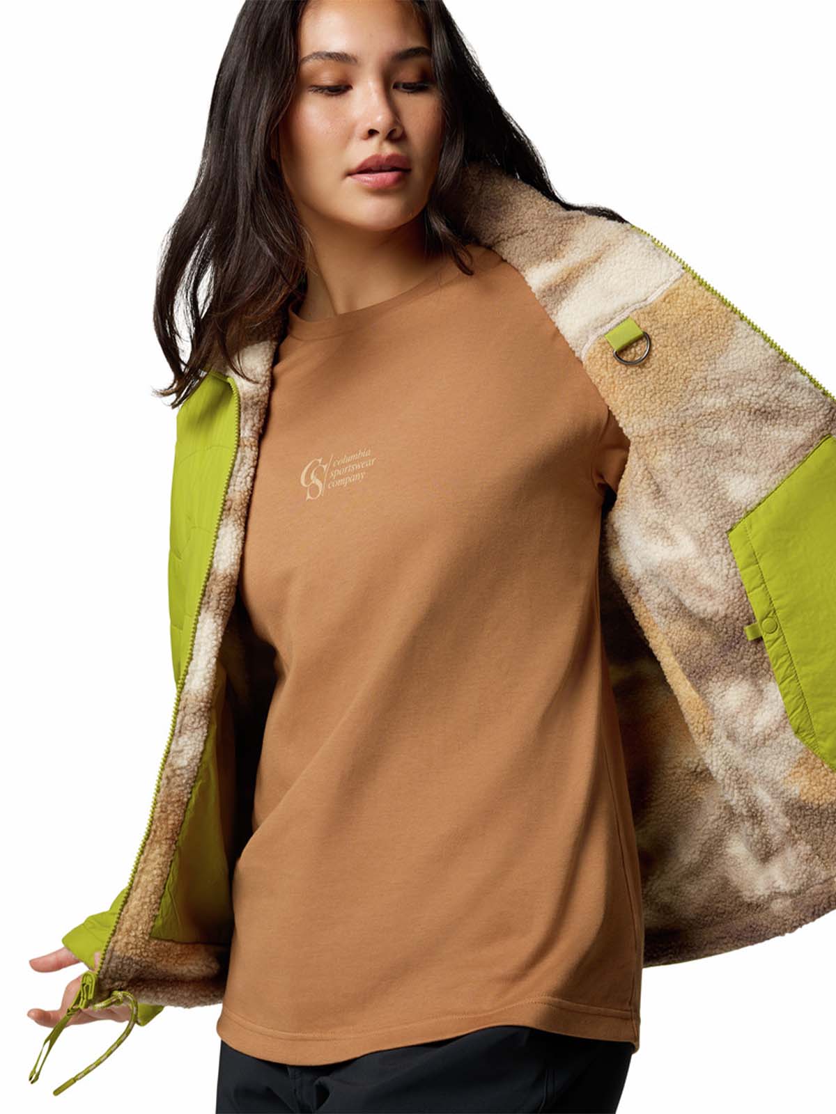 Polar Hombre Wallowa Reversible Verde Columbia