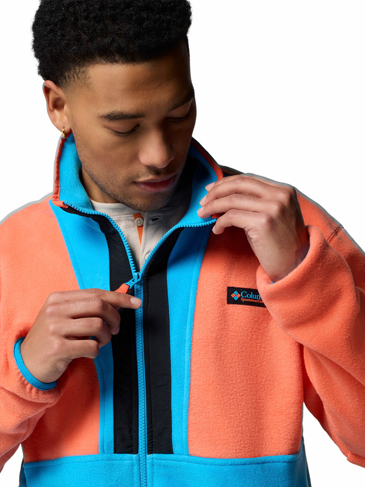 Polar Hombre Backbowl Ii Full Zip Naranjo Columbia