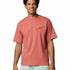 Polera Manga Corta Hombre Wallowa Graphic Rojo Columbia