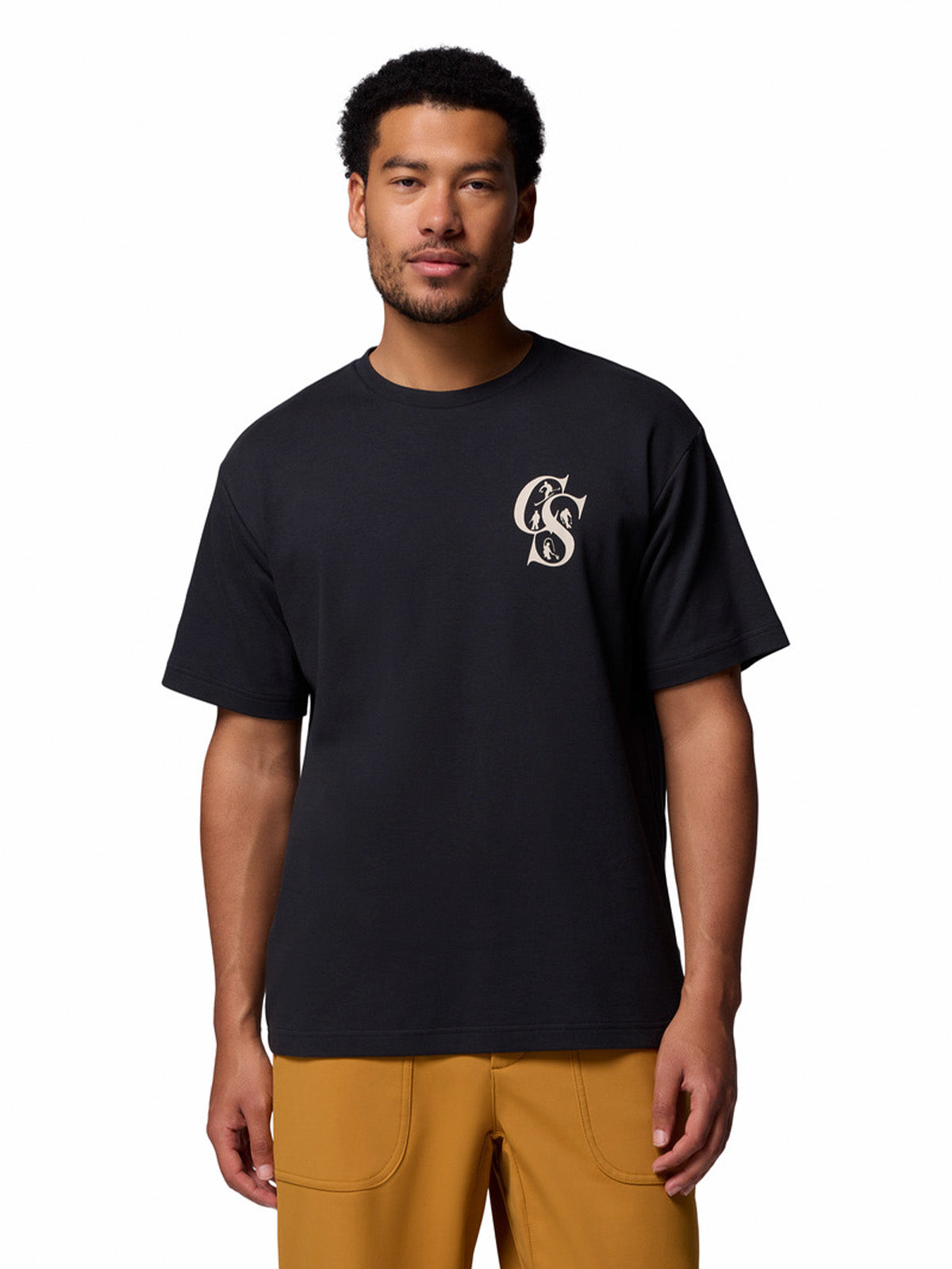 Polera Manga Corta Hombre Heritage Graphic Tee Negro Columbia