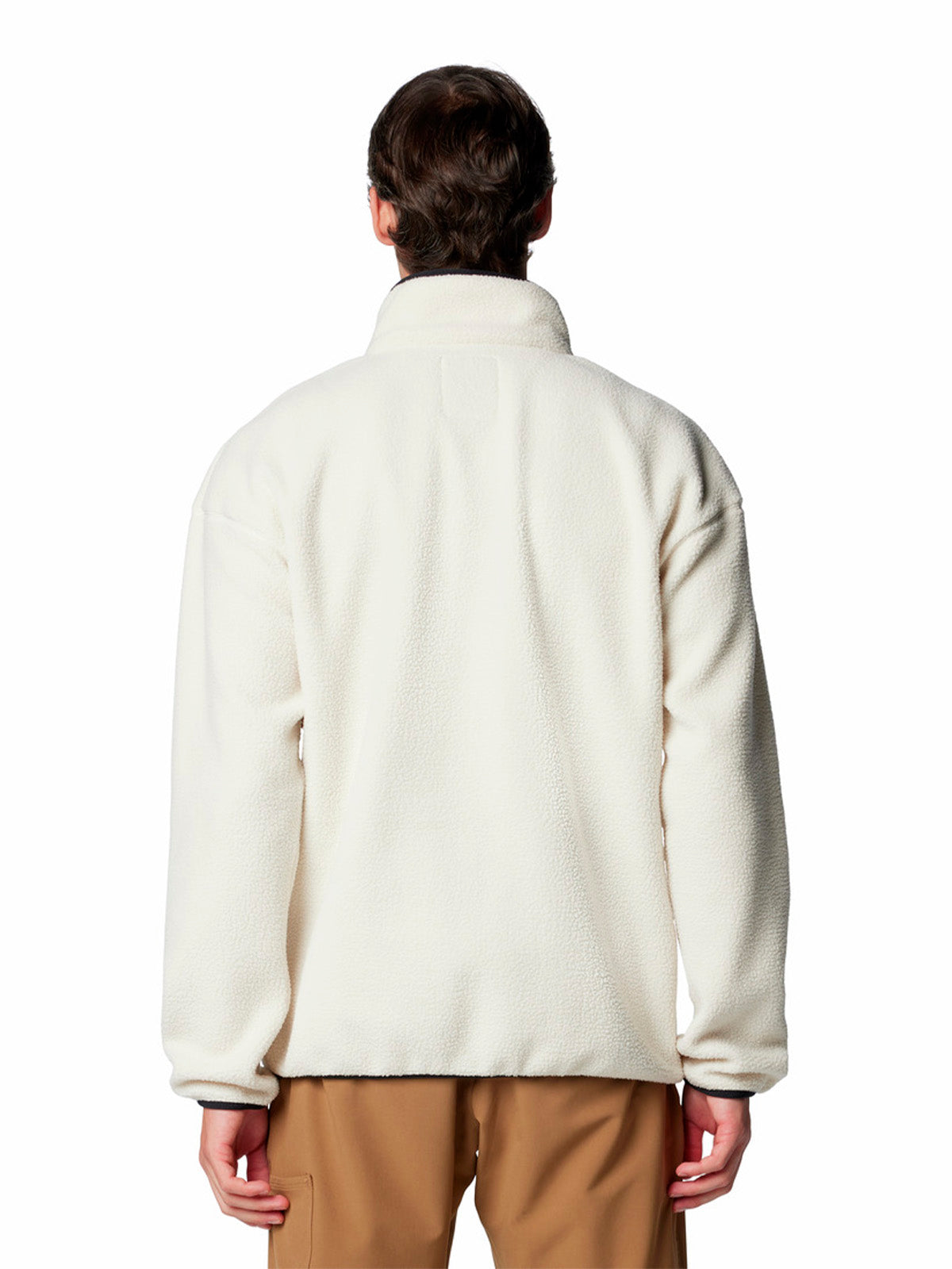Polar Hombre Helvetia Snap Fleece Blanco Columbia