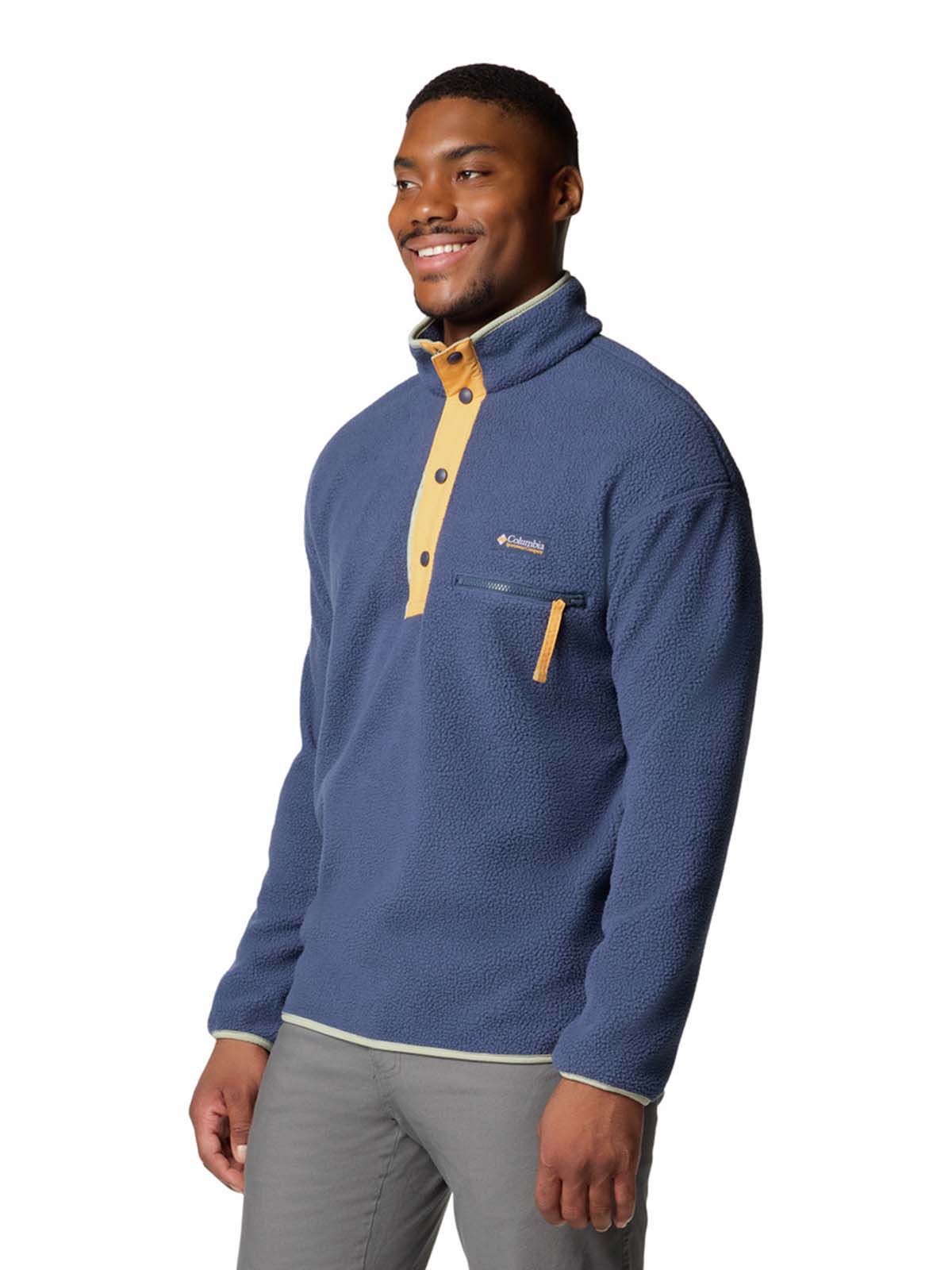 Polar Hombre Helvetia Half Snap Azul Nocturnal Columbia – Columbia