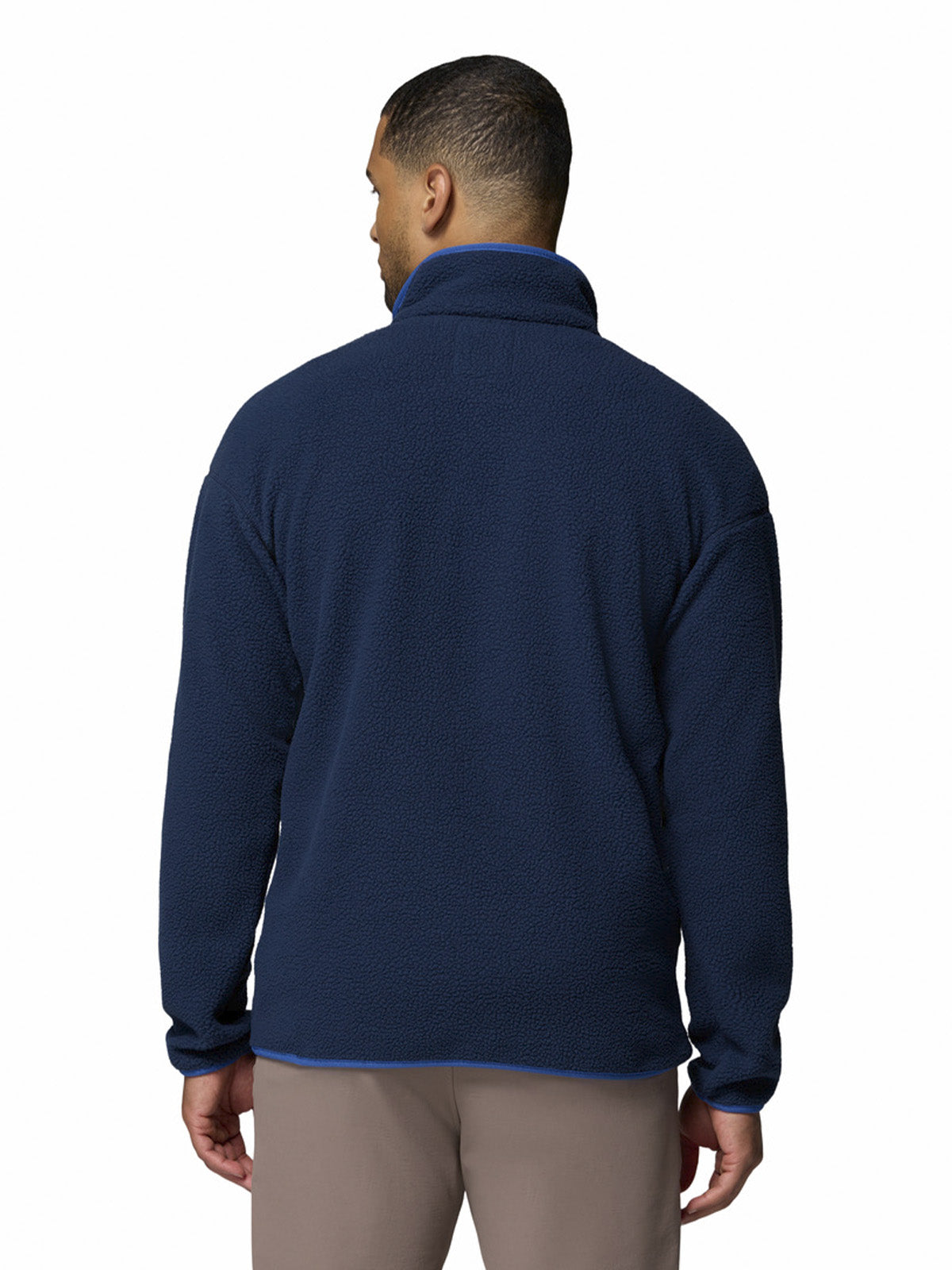 Polar Hombre Helvetia Half Snap Azul Collegiate Navy Outdoor